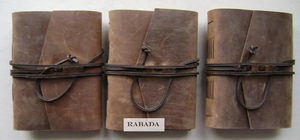 Buffalo Leather Handmade Journal Thread <b>Notebook</b> Bound Journal With Wood Free Cotton Rug White Paper Leather Retro Travel <b>Diary</b> - Product Image 3