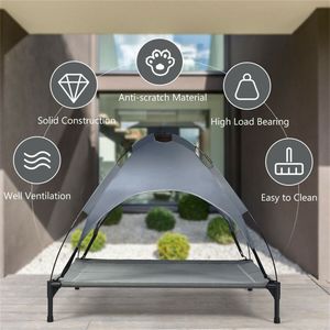 Cuccia per Cani Floreale 105,5 cm x 87,6 cm con Tettuccio Parasole Anti-UV Rimovibile e Lavabile per Animali di Piccola Taglia, Ideale per il Riposo dei Gatti - Product Image 6