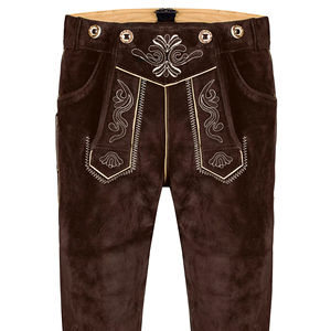 Conjunto de Lederhosen Premium para Hombre – Traje Tradicional Alemán para el Oktoberfest con Cuero Acabado a Mano - Product Image 1