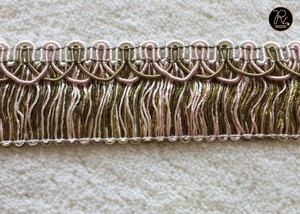 Dentelle à franges de luxe durable avec bordure décorative en polyester pour saris, garnitures artisanales en gros à prix compétitifs - Product Image 4