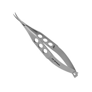 Ciseaux chirurgicaux ophtalmiques CE Ong en acier inoxydable de précision, manuels, pour la coupe de capsules, à angle positif, 9 cm - Product Image 5