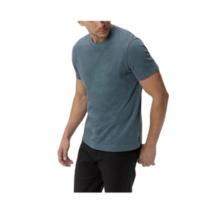 เสื้อยืดผู้ชายสีดำโอเวอร์ไซส์สไตล์ฮิปฮอปแนวสตรีท220ผ้าสแปนเด็กซ์/ ผ้าฝ้ายสวมใส่สบายระบายอากาศได้ดีมีสไตล์ลำลอง - Product Image 6