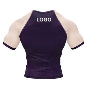 เสื้อรัดรูปแขนยาวแบบสั่งทำขายส่ง ป้องกันรังสียูวี UPF50 สำหรับเล่นเซิร์ฟ ออกแบบเองได้ พร้อมเสื้อรัดรูปสำหรับ MMA BJJ - Product Image 2