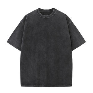 เสื้อยืดผู้ชายผ้าฝ้าย 100% สไตล์วินเทจ ทรงปกติ คอกลม แขนสั้น รับสกรีนโลโก้ - Product Image 6