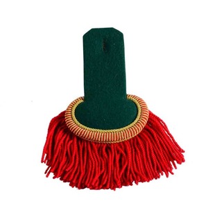 Epaulettes de Uniforme Ceremonial Personalizadas de Tela Ecológica Bordadas y Cortadas con Láser con Logotipo Profesional de Alta Calidad - Product Image 1