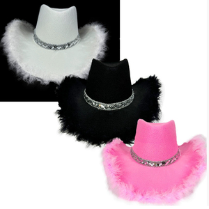 Chapeau de cowboy Western Travel, style export américain, 100 % polyester, décontracté et tendance pour l'été, avec une coupe moderne et un look professionnel. - Product Image 3