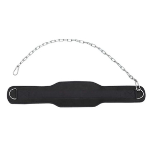 OEM Gym Equipment Wholesale Supplier Back Support Nylon Dip Belt with <b>Chain</b> Fitness Apparel & Accessories Pull Up Dipping Belts - Product Image 1
