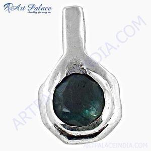Pendentif fin en argent sterling 925 et breloque bijoux à facettes en améthyste - Product Image 3