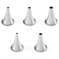 WORLD PRECISION SURGICAL CE ISO Certified Manual Reusable Stainless Steel Brass ENT Diagnostic Otoscope Ear Instrument Set