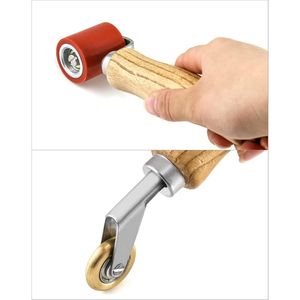 Rouleau à joint en silicone de 40 mm, rouleau de précision en laiton de 6 mm, outil de lissage pour PVC/TPO/EPDM, feutre de toiture simple, détails en laiton de 6 mm - Product Image 5