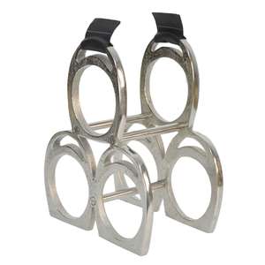 Estantes decorativos para vino, accesorios para encimera de mesa, soporte para 3 botellas, acabado en cobre - Product Image 6