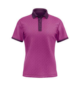 Camisa Polo Blanca para Hombre con Patrón Geométrico, Manga Corta, Casual, con Botones, Corte Regular, Transpirable, de Poliéster Tejido - Product Image 3