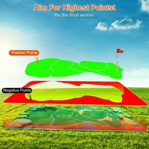 Set da 20 Palline da Golf Adesive e Tappetino da Allenamento per Pratica Indoor/Outdoor, Tappetino per Chipping e Allenamento di Golf - Product Image 2