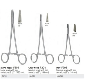 ชุดเครื่องมือผ่าตัดและทันตกรรมแบบใช้มือ  ที่จับเข็มสแตนเลส  ขนาด 6 นิ้ว  ได้รับการรับรองมาตรฐาน CE ยี่ห้อ Mahersi - Product Image 2