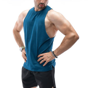 Camiseta Deportiva de Moda Urbana, 90% Poliéster, 10% Elastano, Cuello Redondo, Sin Mangas, Diseño Atlético con Dobladillo Curvo - Product Image 1