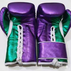 ถุงมือชกมวยสำหรับฝึกซ้อมและแข่งขัน ระดับพรีเมียม มีหลายสีและลวดลายให้เลือก - Product Image 6