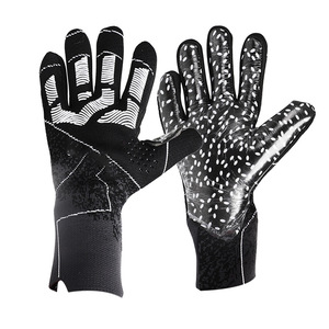 Football Goalkeeper Gloves Full Finger <b>Latex</b> Material Non-Slip Breathable Quick Drying Adjustable Wrist Strap Powerful Gloves - Product Image 1