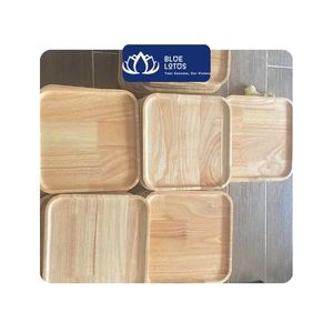Plateau en bois artisanal de qualité commerciale, élégant et durable, respectueux de l'environnement, pour usage en restaurant, produit artisanal en gros de BLUE LOTUS FARM - Product Image 1