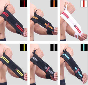 Professional Gym Wrist Wraps for Strength Training Powerlifting Deadlifts <b>Bench</b> Press and Muscle Protection Wholesale Price - Product Image 5