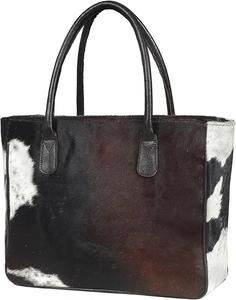 Sac à main pour femme en cuir de vachette à poils, élégant et polyvalent, sac à bandoulière - Product Image 3