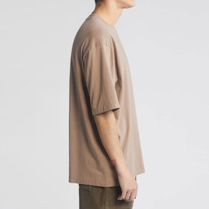 Camisetas Personalizadas para Hombre, Alta Calidad, 100% Algodón, Diseño Sólido, Tallas Grandes, Transpirables, Secado Rápido, Ecológicas, Corte Holgado, Manga Corta - Product Image 5