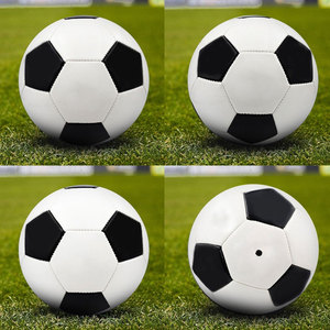 Ballon de football en PU personnalisé, fabriqué en usine, abordable, en stock, avec une grande durabilité et une stabilité anti-explosion - Product Image 2