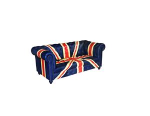 Sofá de Dos Plazas de Cuero de Alta Calidad con Tapicería Hecha a Mano en Estilo Chesterfield Clásico, Venta al Por Mayor para Exportación - Product Image 1