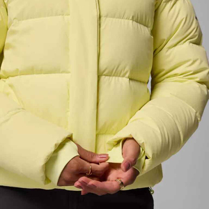 New Fashion Women's Winter Knitted Breathable <b>Puffer</b> Parka Padded Bubble <b>Cropped</b> <b>Jacket</b> Plus Size Warm Coat Casual Ladies - Product Image 6