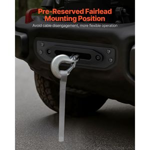 Supporto per verricello per Jeep Wrangler JL/JLU Gladiator JT, capacità verricello 12000 libbre/5443 kg, supporti per gancio traino selezionabili - Product Image 3