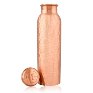 Premium Hammered <b>Copper</b> <b>Drinking</b> <b>Bottle</b> - Product Image 1