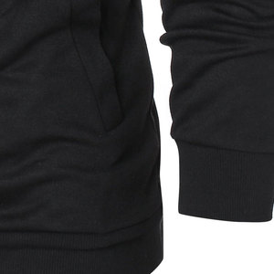 Sweat-shirt à capuche pour homme, coupe classique, décontracté, en tricot éponge, polyester/coton, séchage rapide, manches longues, jaune, noir, blanc, hiver - Product Image 6