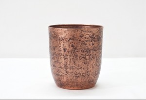 Tabletop Aluminum Hammered Texture Cone Shape Two Toned Color Nickel Plated Flower <b>Vase</b> <b>Unique</b> Style Fancy Wedding Flower <b>Vase</b> - Product Image 2