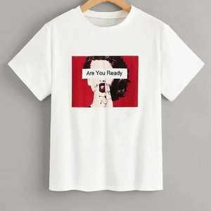 T-shirts en coton 100% respirant pour hommes, coupe ample, logo personnalisé imprimé en sérigraphie, tissu en coton de haute qualité - Product Image 5