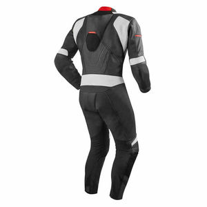Traje de Motociclismo de Cuero Negro Personalizado para Hombre, Traje Profesional para Motocicleta con Armadura CE, Mono Personalizado para Motocross - Product Image 3