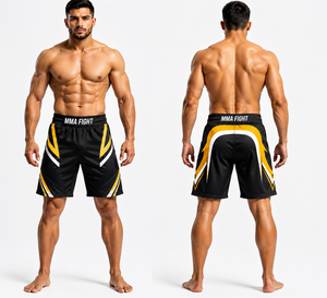 Custom MMA Fight <b>Shorts</b> Men High Definition Sublimation No Gi BJJ <b>Grappling</b> Training <b>Shorts</b> Lightweight Quick Dry Athletic Wear - Product Image 5