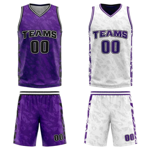 Wholesale 2025-26 Custom Men <b>Kids</b> Youth Reversible Mesh <b>Basketball</b> Jersey Sublimation Printed Breathable <b>Basketball</b> Uniform Sets - Product Image 1