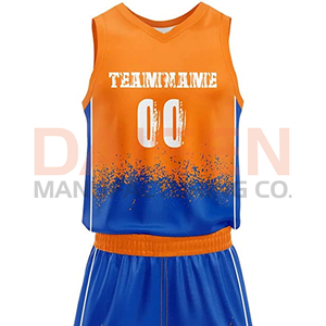 ชุดบาสเก็ตบอลแห้งเร็ว ออกแบบเองได้ น้ำหนักเบา ระบายอากาศดี เสื้อและกางเกงขาสั้น ชุดกีฬาทีมคุ้มค่า สินค้าขายดี - Product Image 4