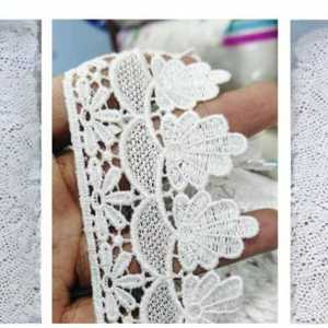 ขอบผ้าฝ้ายทำงาน GPO มีสไตล์เหมาะสำหรับเสื้อคลุมขอบดูปองต้าและชุดออกแบบโดยดีไซน์เนอร์ - Product Image 1