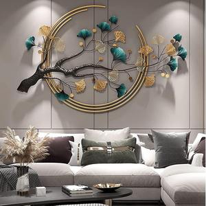 Arte Mural Abstracto Moderno de Alta Calidad y Elegante, Decoración Metálica para el Hogar, Arte Mural Decorativo para Sala de Estar, Dormitorio y Entrada - Product Image 3