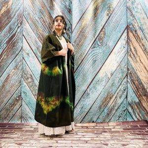 Personalizado bohemio blanco Digital estampado Floral mujer verano ropa de playa borla encaje manga larga abrigo Kimono Bata - Product Image 6