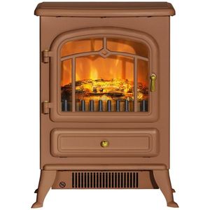 Caminetto Elettrico Moderno con Fiamma LED, Telecomando, Alimentazione USB, in Acciaio e Vetro per Casa, Hotel, Camper, Inserto Autoportante AU/US - Product Image 5