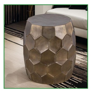 Contemporary Centre Small <b>Retro</b> Aluminium simple Portable Luxury Modern Coffee Table For Living Room Bed Side Table - Product Image 1