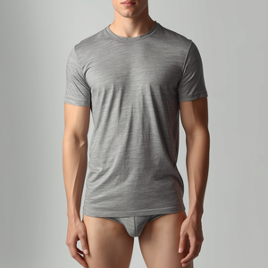 Ensemble de t-shirts et de caleçons en coton pour hommes, sous-vêtements confortables et vêtements décontractés de base avec personnalisation OEM ODM - Product Image 6