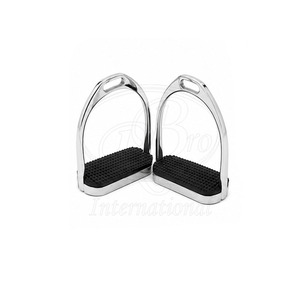 อานม้าสแตนเลสแบบ Double Offset Fillis ขนาด 4.50 นิ้ว สำหรับขี่ม้า - Product Image 1