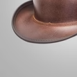 Premium Handcrafted Digital Printing <b>Leather</b> Cowboy Hat Adjustable <b>String</b> European American Style Outdoor Sun Hat Adults Unisex - Product Image 3