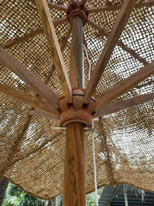 Sombrilla de Patio Eco2go Vietnam, Diseño Tropical, Muebles Ecológicos para Exteriores, para Jardín, Resort, Hotel - Product Image 2