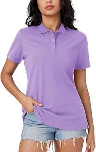 Camisas Polo de Algodón para Mujer al por Mayor, Camisa Polo de Algodón de Manga Corta con 3 Botones, Personalizada con Impresión de Calidad - Product Image 5