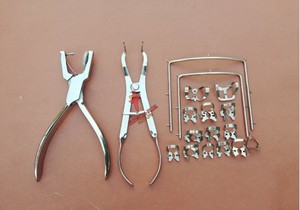 Kit de Instrumentos para Dique de Goma Dental, 18 Piezas, Pinzas Manuales de Acero Inoxidable para Dique de Goma, Alicates Perforadores Universales, Aislamiento Dental - Product Image 4