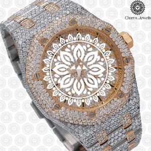 Charm_Jewells Luxury Men's Stainless Steel <b>Watch</b> 42mm Tonneau Case <b>Mechanical</b> Movement Sapphire Crystal Analog Dial - Product Image 5