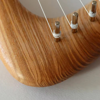 Wooden Lyre Harp Handmade Musical Instrument Wood Frame Carbon Steel Strings Smooth Surface Professional Lyra Harps